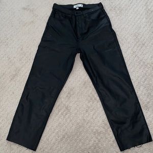 Abercrombie & Fitch Coated Denim Pants